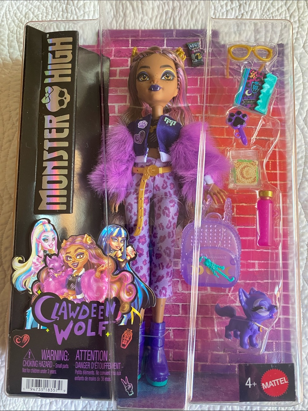 New Monster High Clawdeen Wolf Fashion Doll